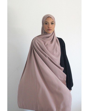 hijab soie de Médine-violet...