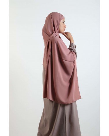 hijab soie de Médine-Rose...
