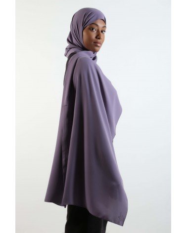 hijab soie de Médine- Lila