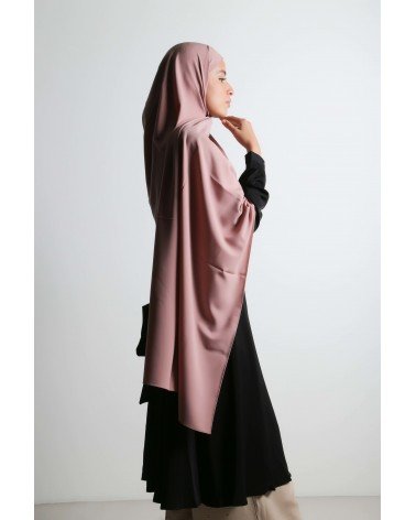 hijab soie de Médine-rose...