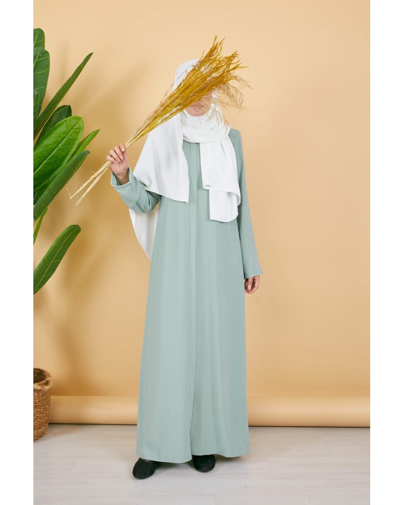 abaya fermeture eclair