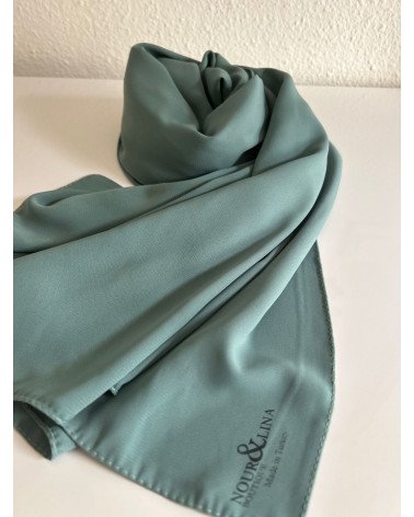 hijab soie de Médine-vert