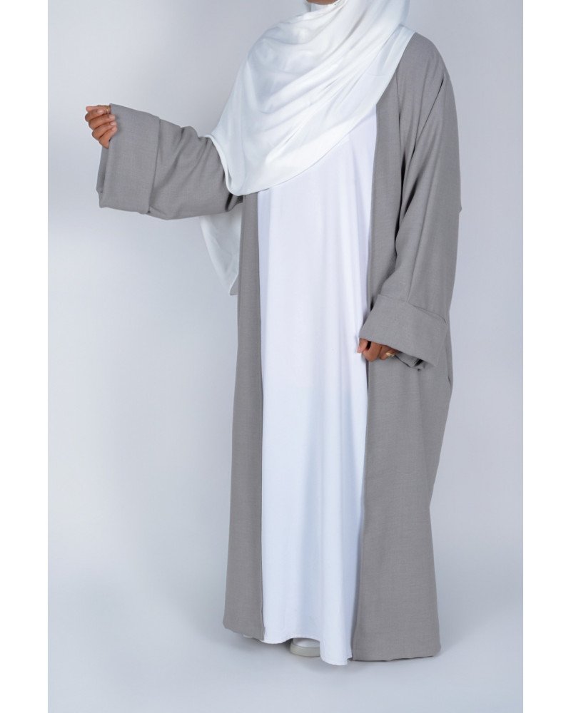 kimono manteau- Gris kimono manteau- Gris