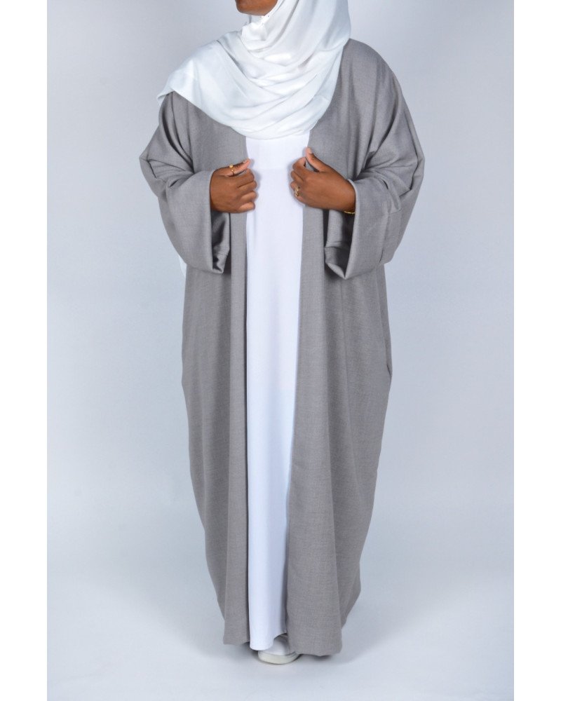 kimono manteau- Gris kimono manteau- Gris